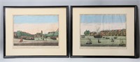 2 Remondini Dutch View Engravings After R. Muys