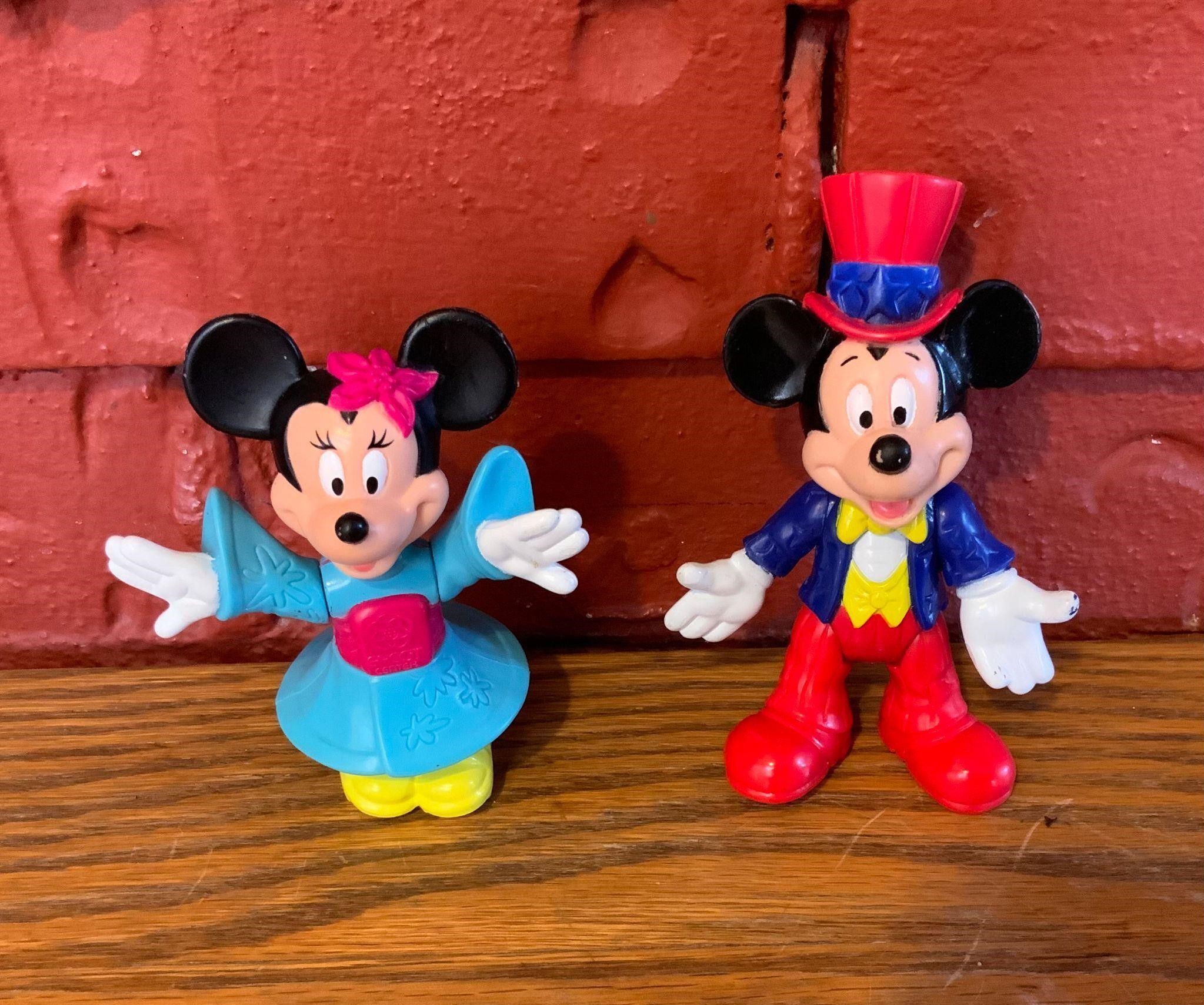Disney Mickey & Minnie Mouse PVC Action Figures