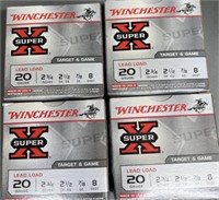100 rnds Winchester 20ga 2 3/4" Shotshells