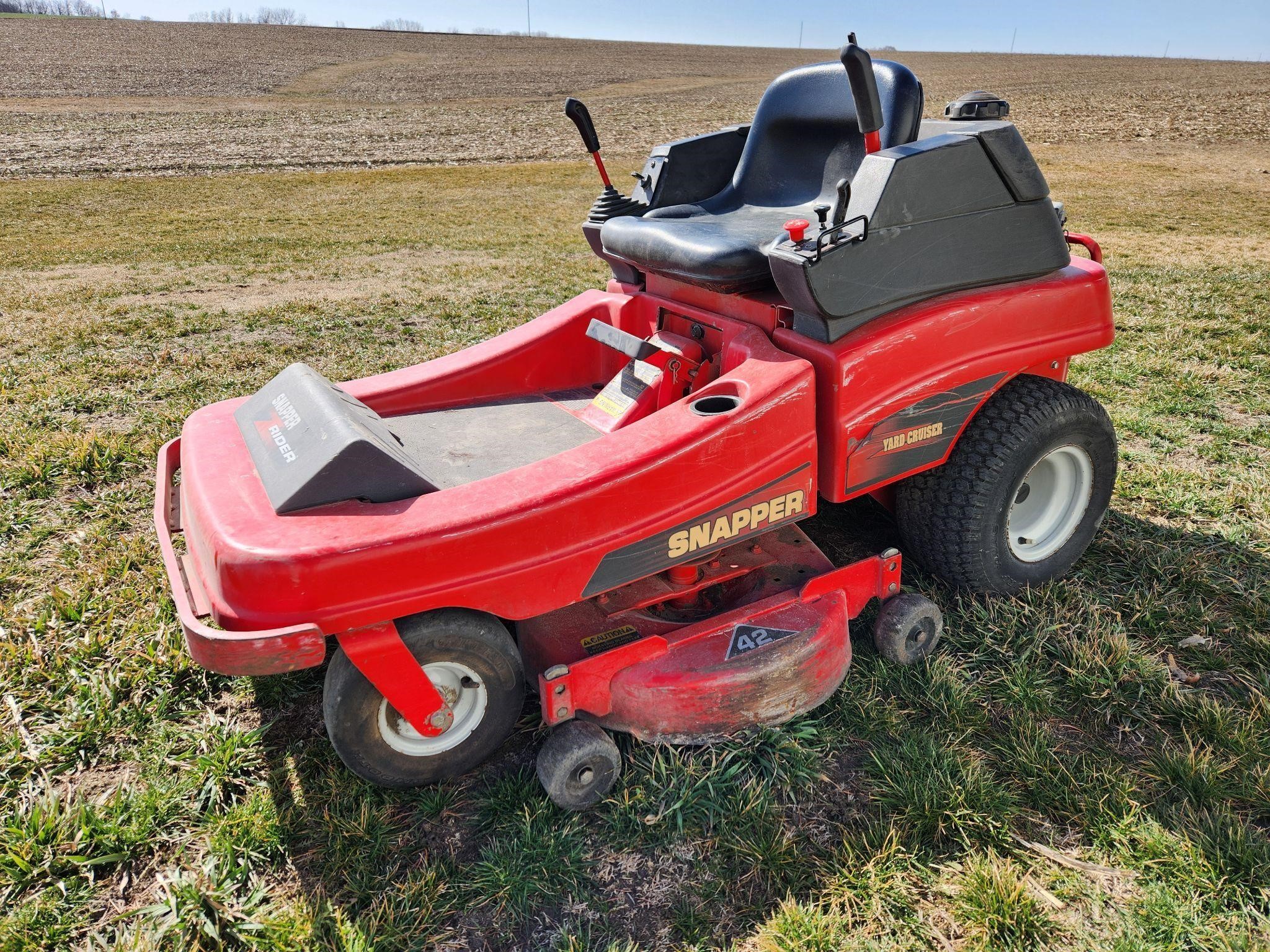 Snapper 42" riding mower
