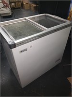 Freezer on wheels..glass top