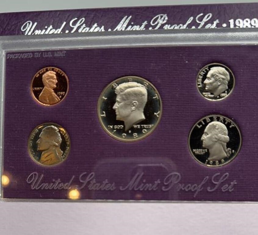 1989 United States Proof Set in original box