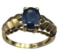 14k Sapphire Ring