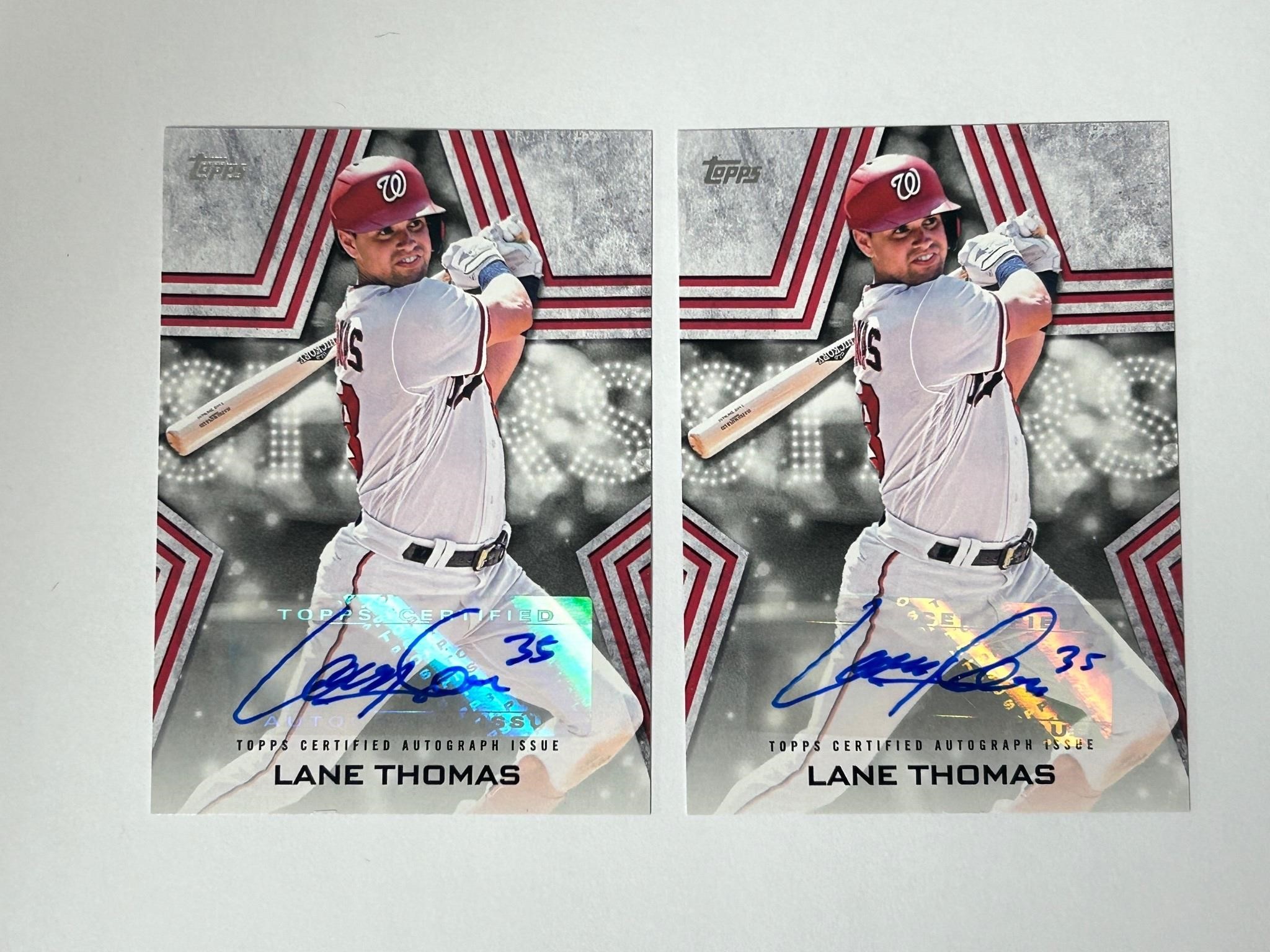2023 Topps Lane Thomas Autograph Cards