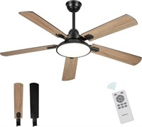 B9628 Ceiling Fan with Lights and Remote 52 Inch