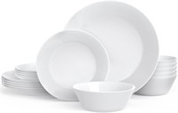 B9734 Set 18-Piece Opal Dishes Sets Service for 6