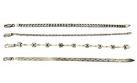 4 Varied 925 Bracelets