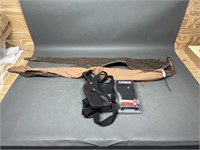 3 - Rifle Soft Cases & 2 BlackHawk Nylon Holsters
