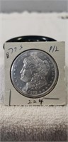(1) 1879-S Silver One Dollar Coin