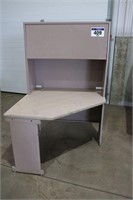 DESK WITH FILE CABINET