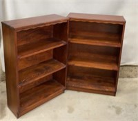 Set of Wood Bookshelves