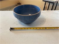 Antique Blue Picket Fence Stoneware bowl