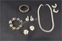 Vintage Costume Jewelry Necklaces, Bracelets,