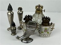 Vintage Lighters Lamps salt pepper shakers