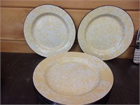 C.G.S. graniteware international plates 14pc