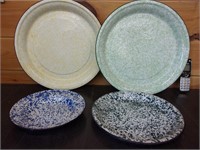 C.G.S. international graniteware plates platters