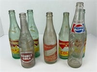 Vintage Print Soda Pop Bottles RC Double Wainscott