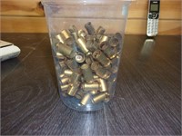 WCC 77 empty brass pistol casings shells lots
