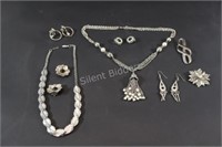 VTG Costume Jewelry Necklaces, Bracelets, Earrings