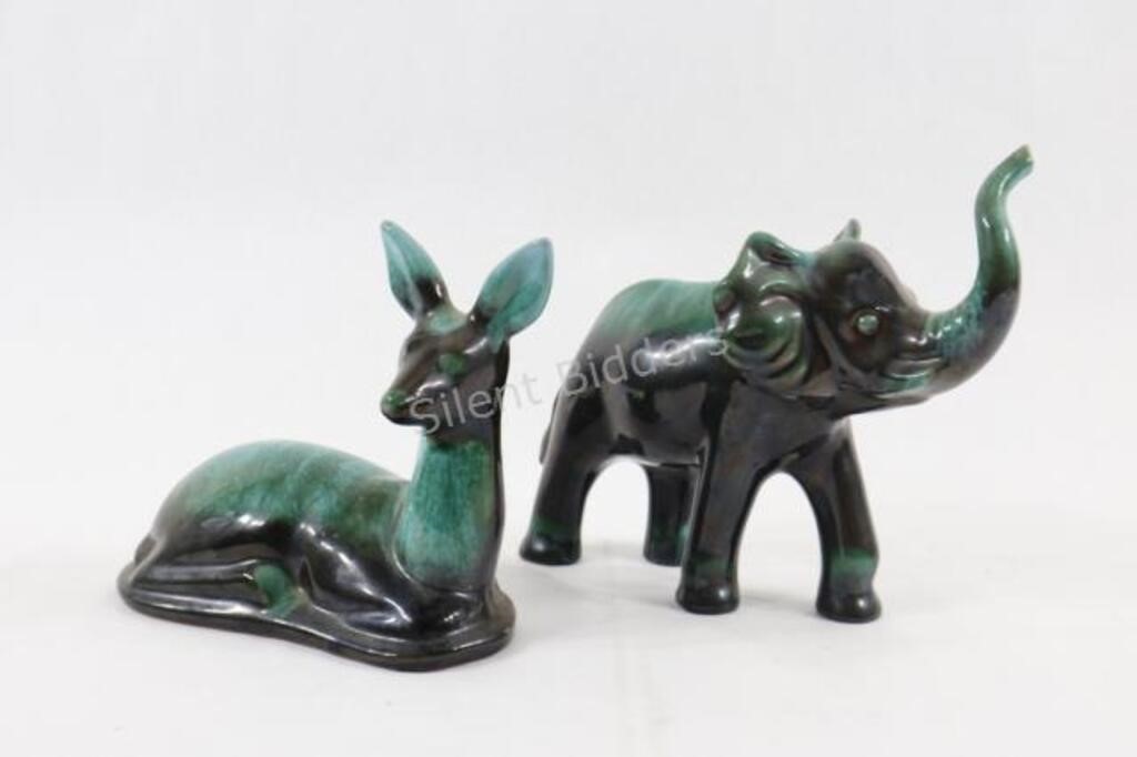 BMP Elephant & Deer Figurines