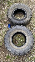2 Black Stone Tires, 27 x 11.00-12