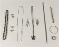 VTG Costume Jewelry Necklaces, Bracelets, Earrings