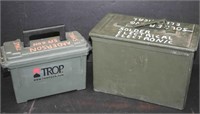 Large Metal Ammo Can, Smaller Plastic Ammo Storage