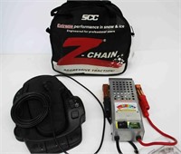 SCC Z-Chain Tire Chains, Stark Battery Charging