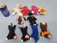 TY original teenie beanie baby's