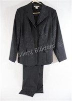 Nygard Collection 2PC Textured Pant Suit Set