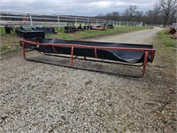 10' Midwest feed bunk Metal frame poly liner