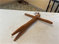 Antique rope bed fork