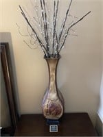 Tin Horse Teemed Large Vase