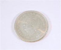 1970 Netherlands 10 Gulden Silver 25th Coin