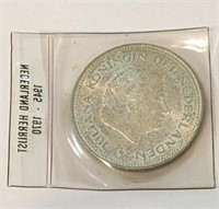 1970 Netherlands Silver 10 Gulden, Uncirculated