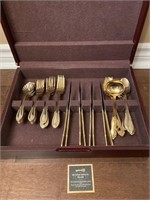 Gold Farberware & Supreme Stainless Cutlery