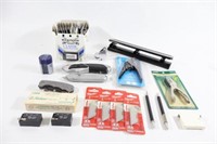 Hole Punch, Stapler, Utility Knifes & Spare Blades