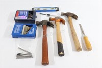 Hammers, Drill Bits, Drill Drivers and Level