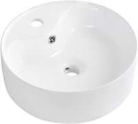 NEW $111 Round Bathroom Vessel Sink
