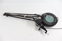 Adjustable Clamp-on Magnifying Work Light