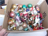 tons of christmas ornaments