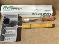 Lead Clippers and 4 Ingot Mold