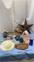 Garden/Patio Decor, Americana, Tin Stars, Clay