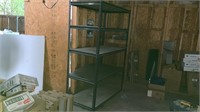4 tier shelf metal rack 48x24x72