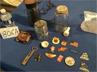 Mason Jars, Magnets, Van Camps. Campbells