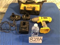 Dewalt 1/2" 18v Impact Driver 2 Batteries