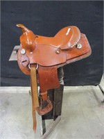 DD Stamped Pony Saddle