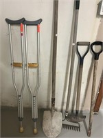 Rakes-Shovels-Crutches-Etc