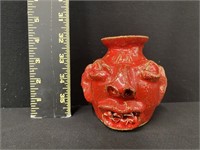 Ben Allman Red Catawba Valley Mini Face Jug