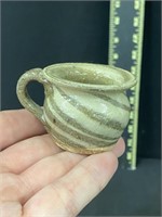 Charles Lisk Pottery Miniature Swirl Pitcher